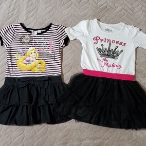 🎈🧸BOGO Deal! Lot 2 Princess Toddler Dresses